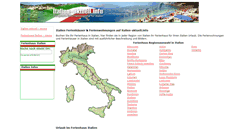 Desktop Screenshot of ferienhaus.italien-aktuell.info